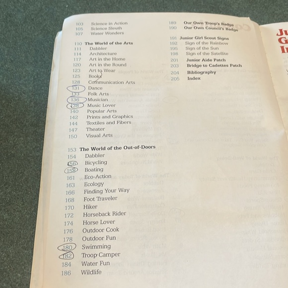 Vintage Girl Scout Badges and Signs book partially completed - Picture 11 of 11